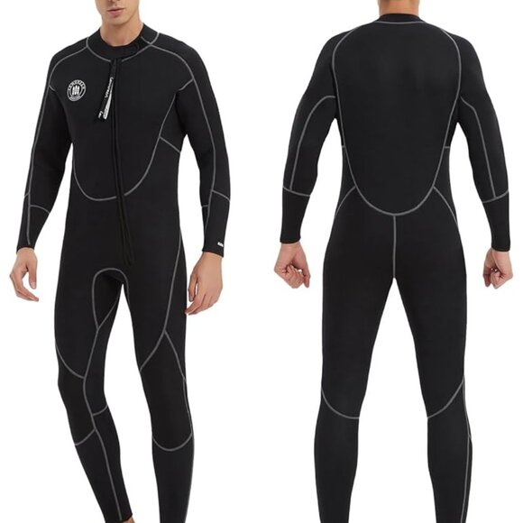 Lemorecn Men's Wet Full Wetsuits for Diving Snorkeling Surfing Swimming - Picture 7 of 8